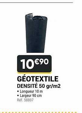 géotextile desité 50 gr-m2