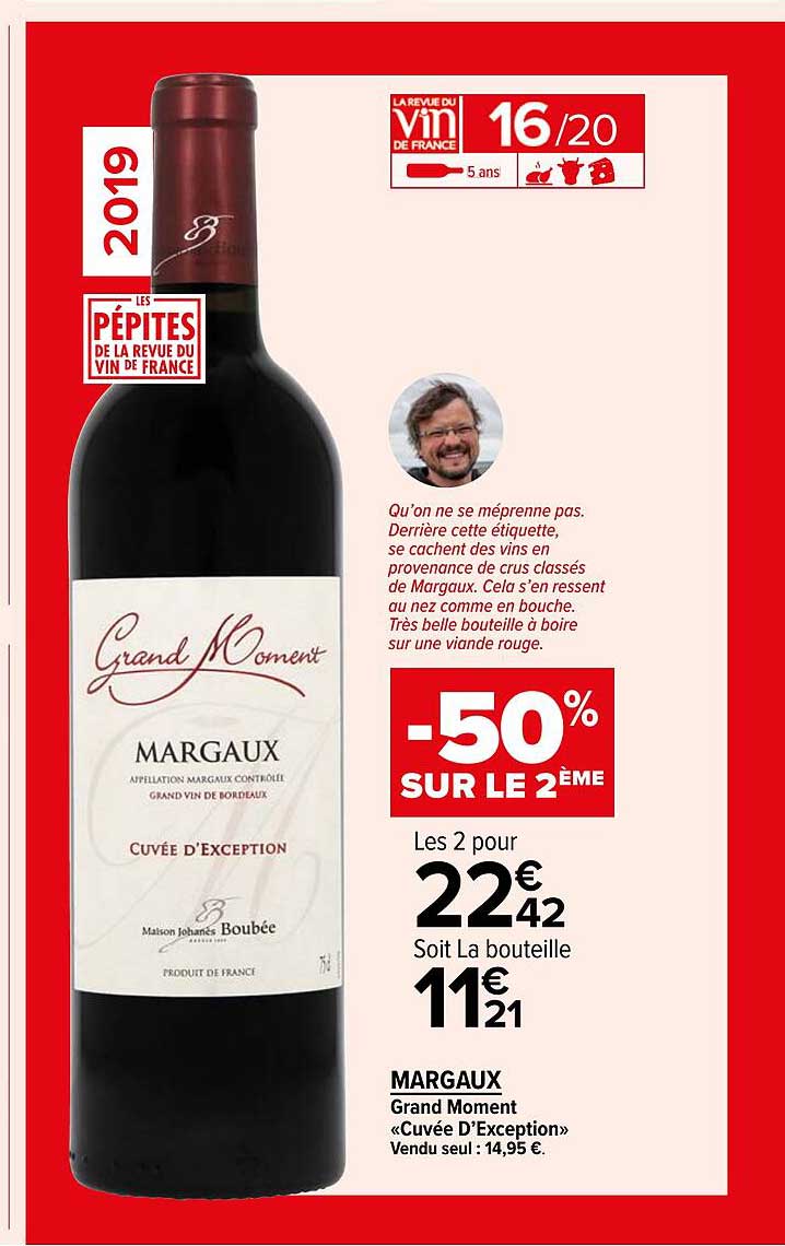 margaux grand moment "cuvée d'exception"
