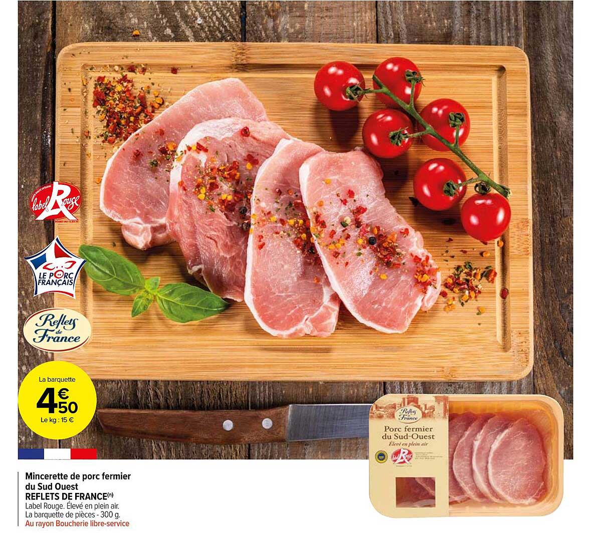 mincerette de porc fermier du sud ouest reflets de france