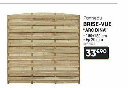 panneau brise-vue "arc dina"