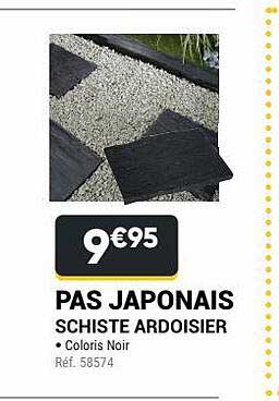 pas japonais schiste ardoisier