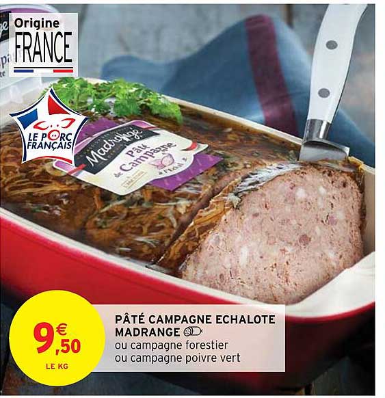 Pâté Campagne échalote Madrange