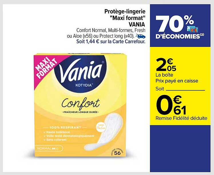 protège-lingerie maxi format" vania