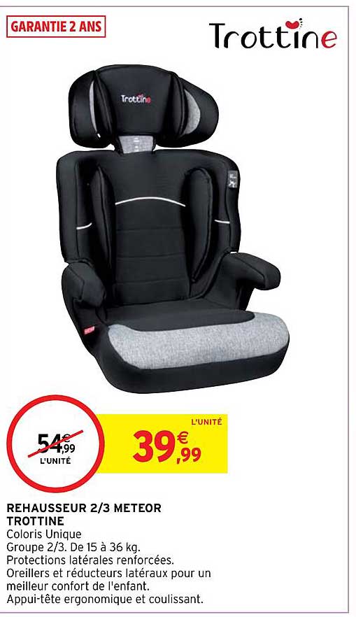 Rehausseur 2-3 Météor Trottine