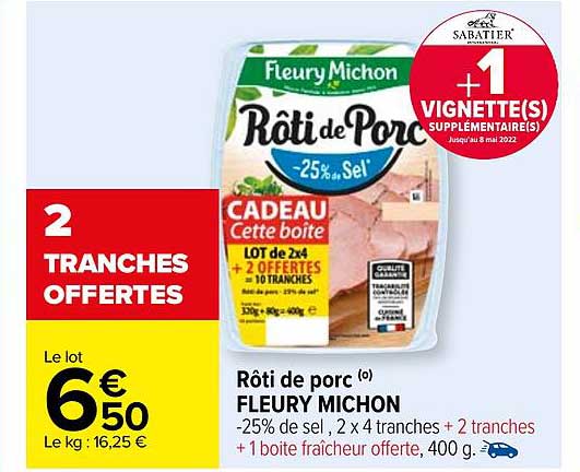 rôti de porc fleury michon