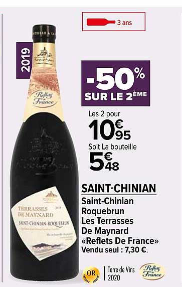 saint-chinian saint-chinian roquebrun les terrasses de maynard "reflets de  france"