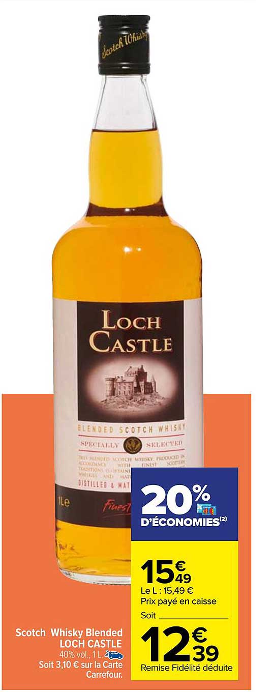 scotch whisky blended loch castel