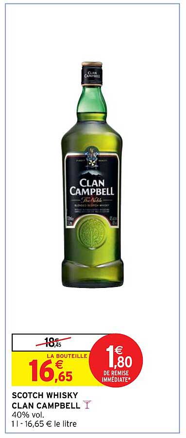 scotch whisky clan campbell