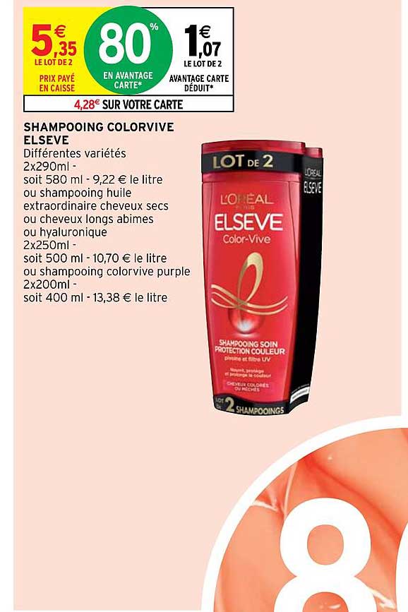 shampooing colorvive elsève