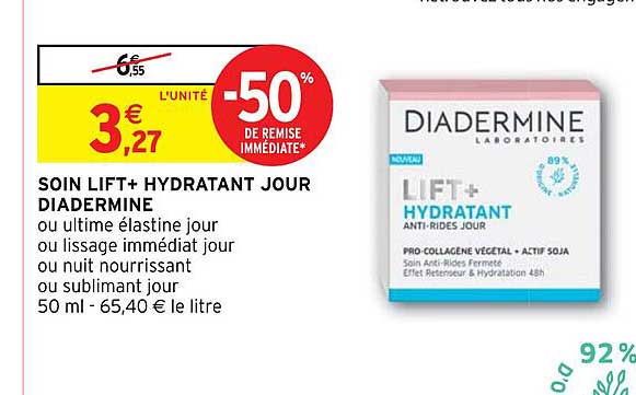 Soin Lift+ Hydratant Jour Diadermine