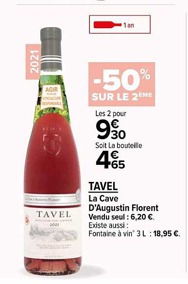 tavel la cave d'augustin florent
