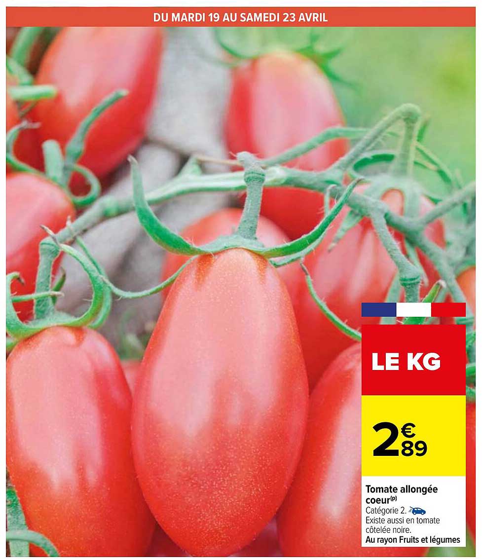 Tomate Allongée Cœur