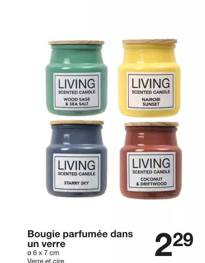 bougie parfumée dans un verre