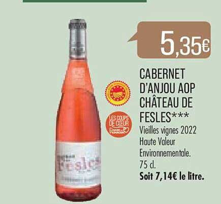 Cabernet D'anjou Aop Château De Fesles