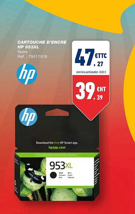 cartouche d'encre hp 953xl