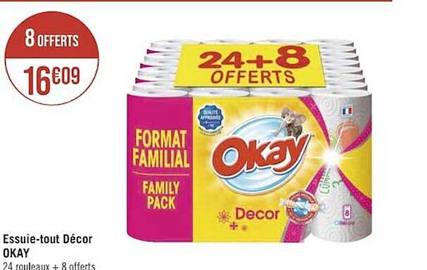 essuie-tout décor okay