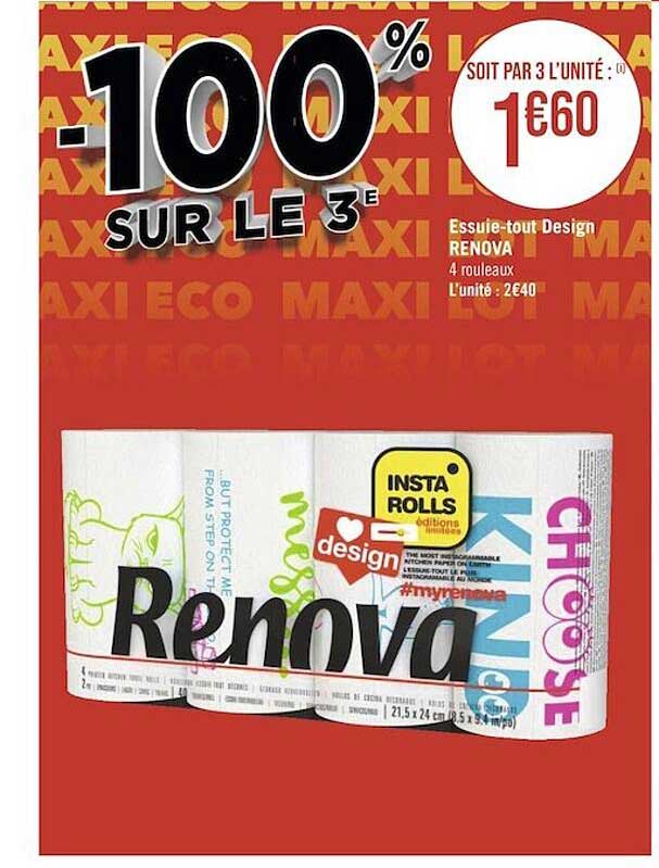 essuie-tout design renova