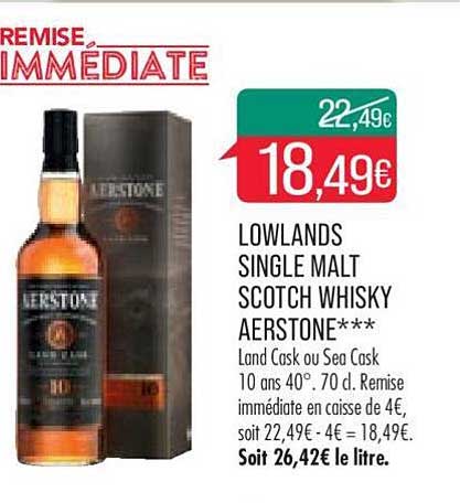 lowlands single malt scotch whisky aerstone