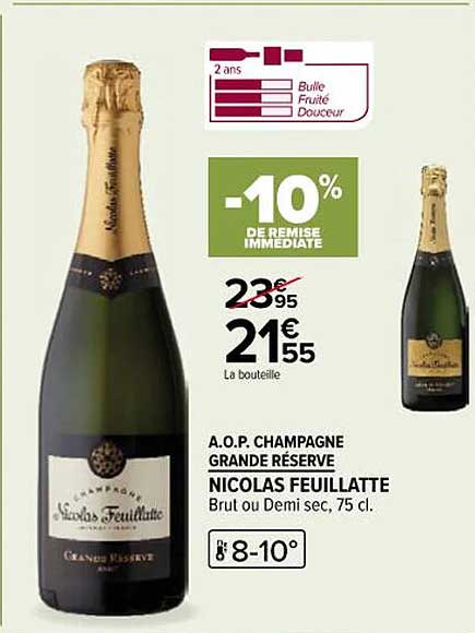 a.o.p. champagne grande réserve nicolas feuillatte