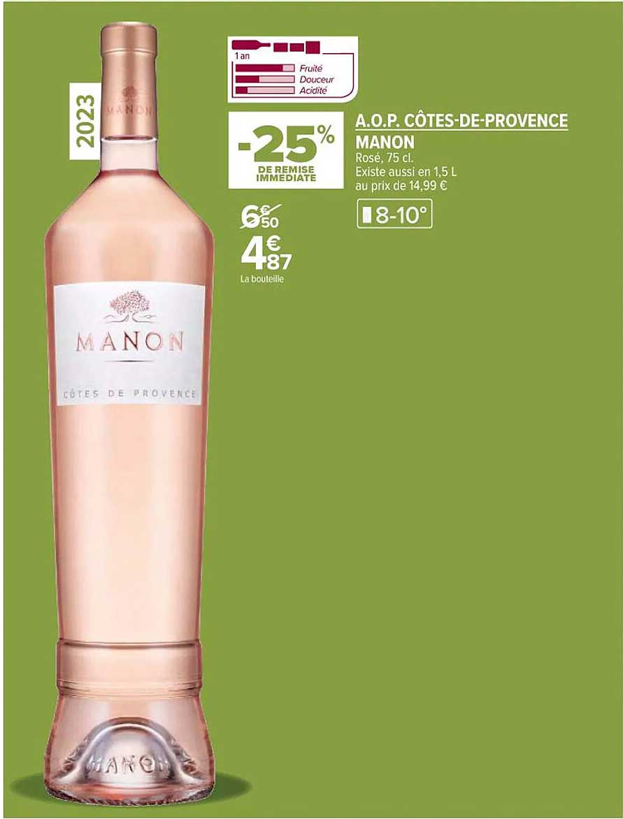 a.o.p. côtes-de-provence manon