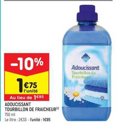 adoucissant tourbillon de fraîcheur