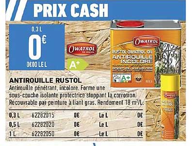 Antirouille Rustol Owatrol