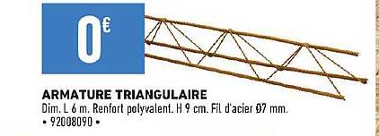 armature triangulaire