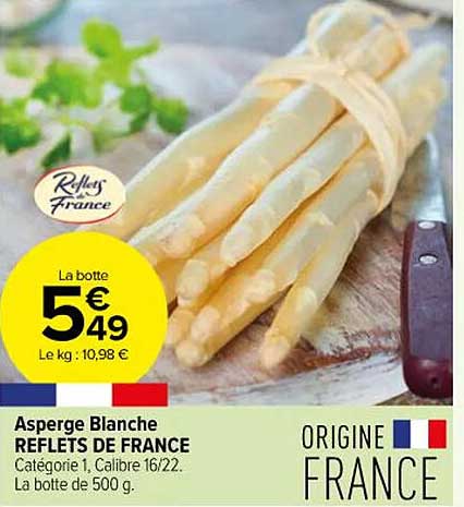 asperge blanche reflets de france