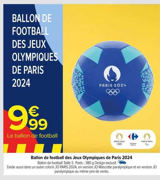 Ballon De Football Des Jeux Olympiques De Paris 2024