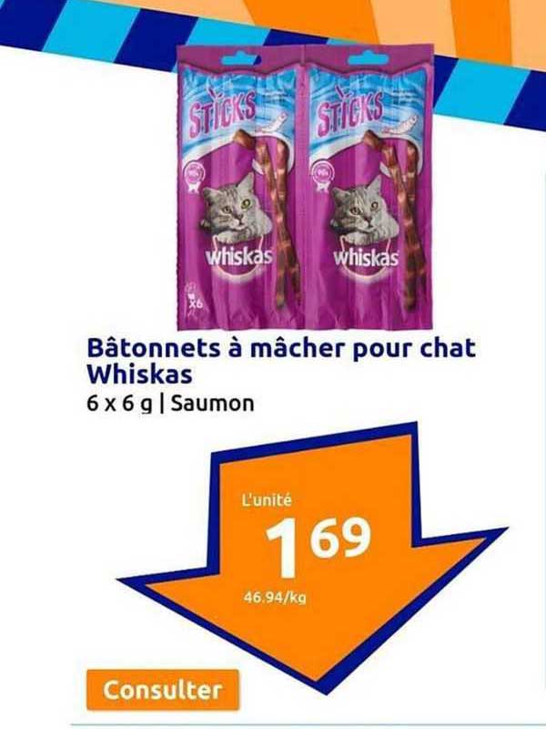 Bâtonnets à Mâcher Pour Chat Whiskas