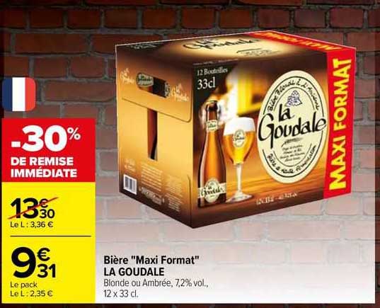 bière "maxi format" la goudale