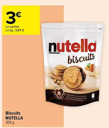 Biscuits Nutella
