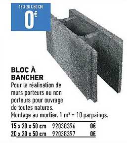 Bloc à Bancher