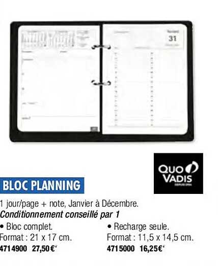 bloc planning quo vadis