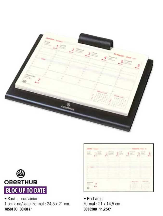 bloc up to date oberthur