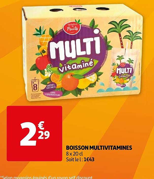 Boisson Multivitamines