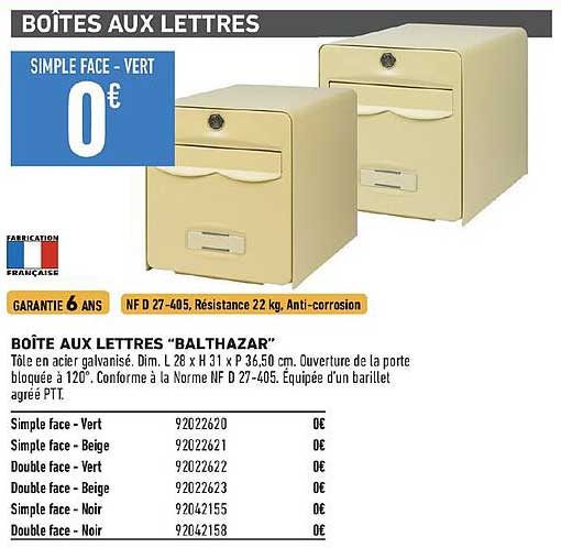 boîte aux lettes "balthazar"