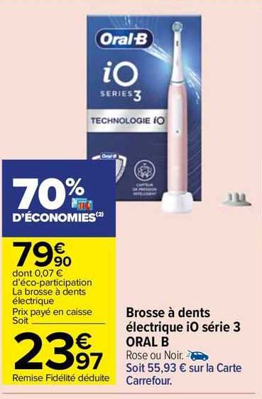 brosse à dents électrique iO série 3 oral-b