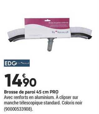 brosse de parois 45 cm pro edg