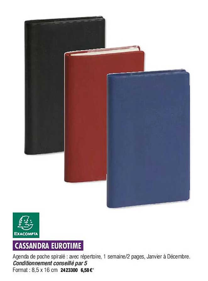cassandra eurotime exacompta