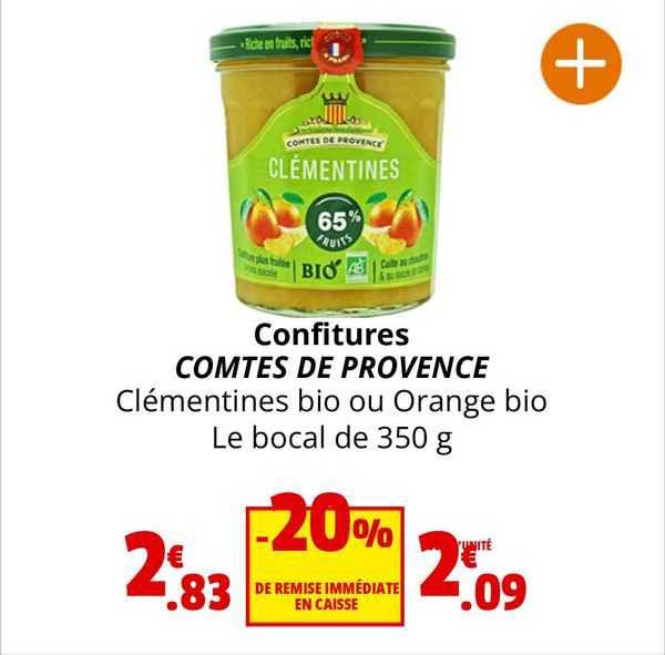 confitures comtes de provence