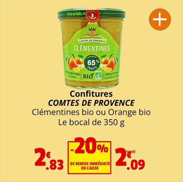 confitures comtes de provence