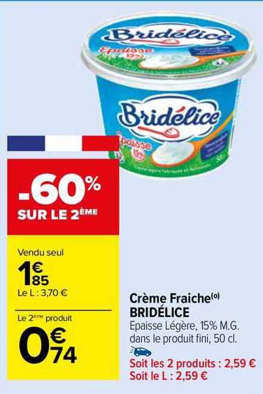 Crème Fraîche Bridélice