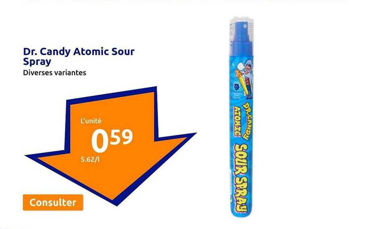 dr. candy atomic sour spray