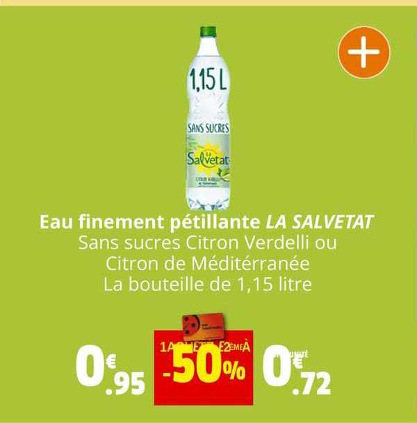 eau finement pétillante la salvetat