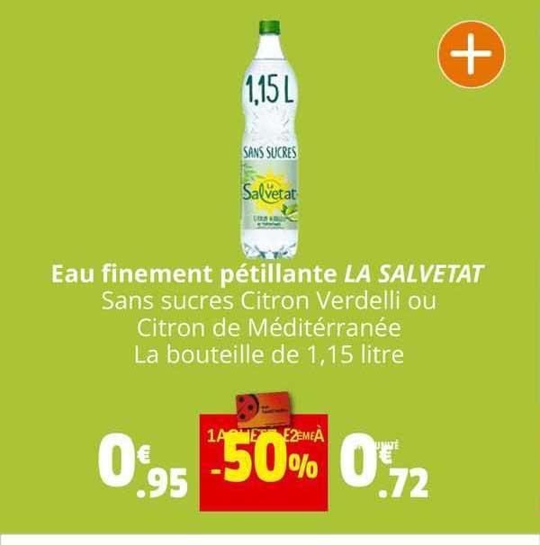 eau finement pétillante la salvetat