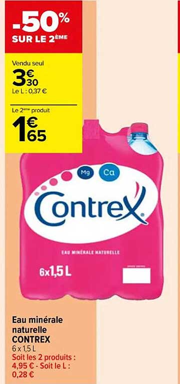 Eau Minérale Naturelle Contrex
