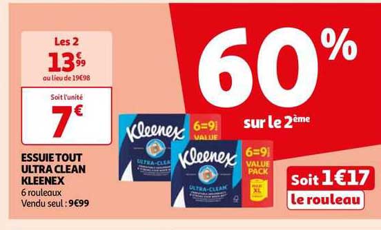 essuie tout ultra clean kleenex