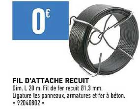 Fil D'attache Récuit