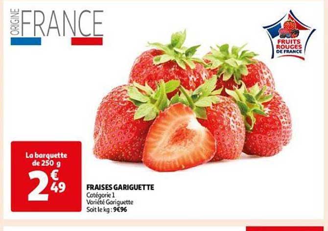 fraises gariguette